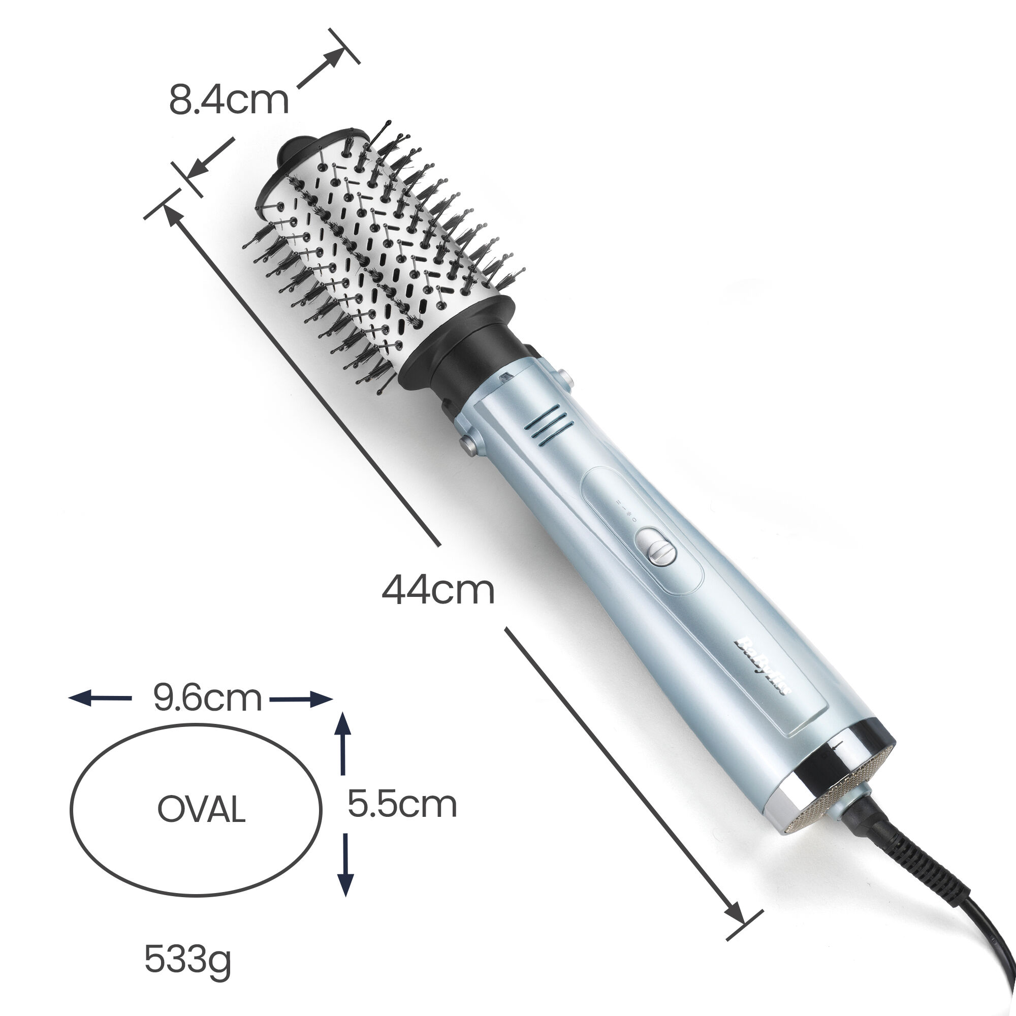 Hydro-Fusion Anti-Frizz 4-in-1 Hair Dryer Brush